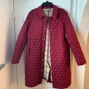 LL Bean quilted women’s coat
